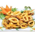 Mực chiên bơ tỏi　（イカとバターとガーリック唐揚げ）