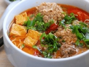 bún riêu cua　（ブンカニ）