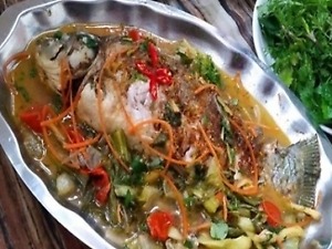 Cá chép om dưa