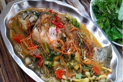 Cá chép om dưa