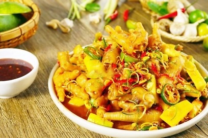 chân gà sốt thái