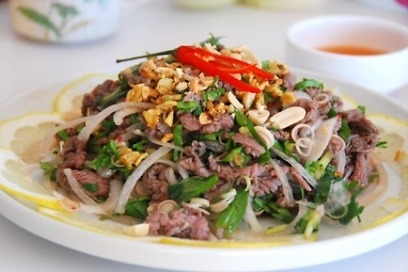 Nộm bò gỏi tái