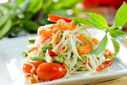nộm đu đủ