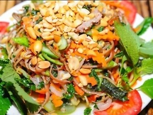 nộm hoa chuối