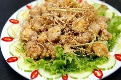 vịt rang muối
