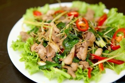 vịt xào sả ớt