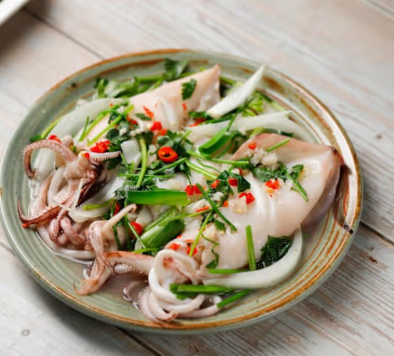 Mực hấp