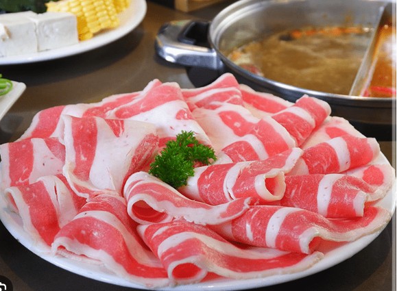 Ba chỉ bò nhúng
