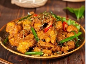 Gà chiên mắm