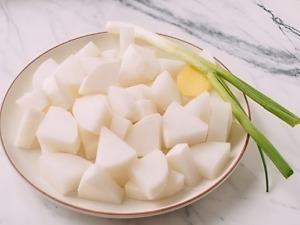 Củ cải luộc