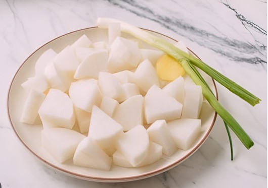 Củ cải luộc