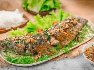 Cá quả nướng giấy bạc