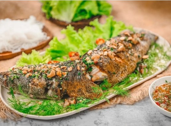 Cá quả nướng giấy bạc