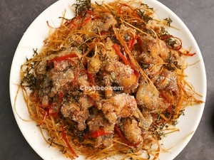 Ếch rang muối